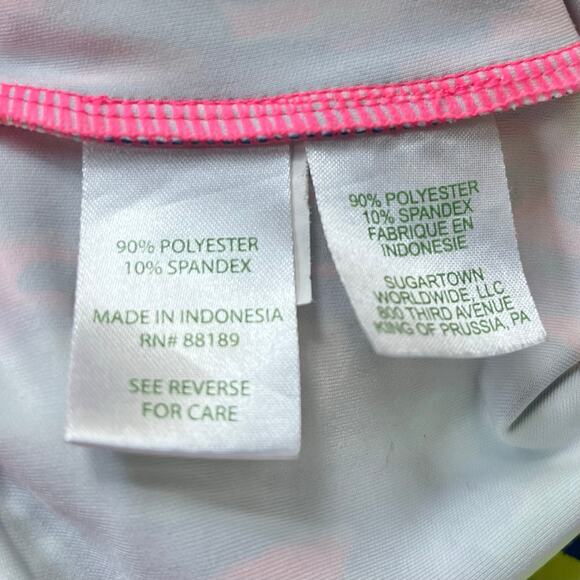 Lilly Pulitzer Luxletic Runaround Shorts Ikat Multi Luminescent Pockets Women XS - Picture 4 of 6